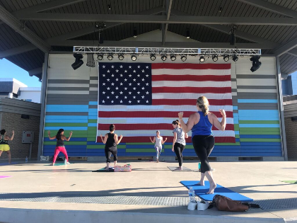 Free Fitness at the Market