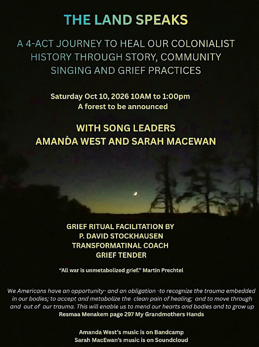 The Land Speaks Community Folk Opera