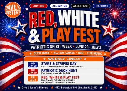 Patriotic Duck Hunt at Dave & Buster's