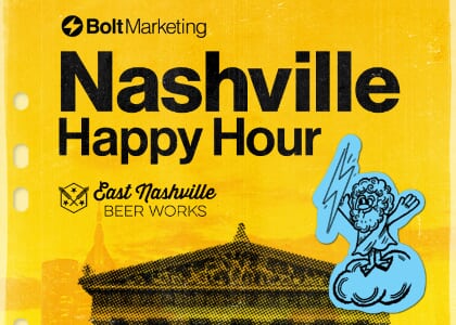 Bolt Marketing Happy Hour at East Nashville Beer Works