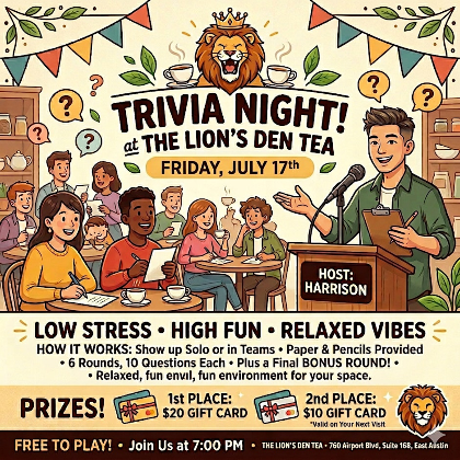 Trivia Night! But chill