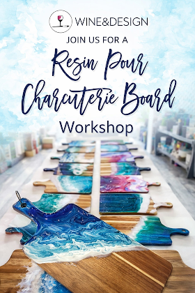 Resin Pour Charcuterie Board