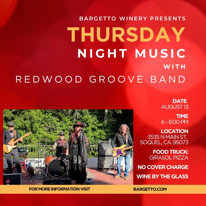Redwood Groove Band LIVE at Thursday Night Music!