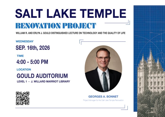 Gould Lecture: The Salt Lake Temple Renovation Project