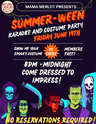 Summer-ween Karaoke & Costume Party at the Speakeasy