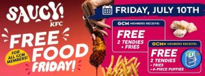 Gift Certificates & More: Free Food Friday at Saucy