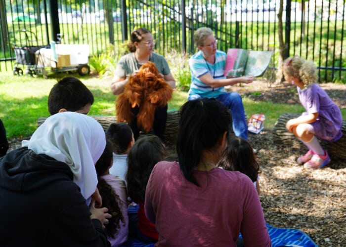 Backyard Story Time at the RMG