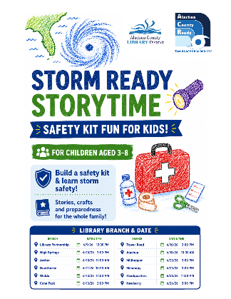 Storm Ready Story Time for Kids - Micanopy Branch