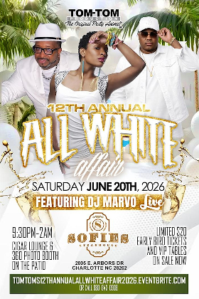 TOM-TOM'S 12 ANNUAL ALL WHITE AFFAIR 2026