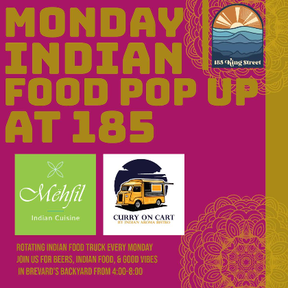 Monday Indian Food Pop Up with Indian Aroma