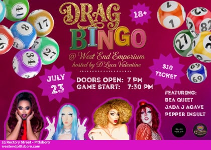 Drag Bingo @ West End Emporium!