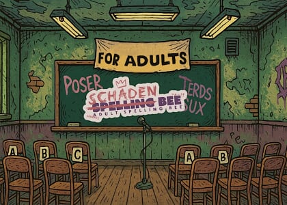 Schadenbee: Adult Spelling Bee at Method & Muse Teachers Night!