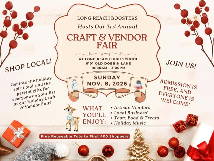 Long Reach Craft & Vendor Fair 2026