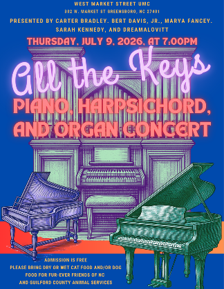 All the Keys: Piano, Harpsichord, and Organ Concert