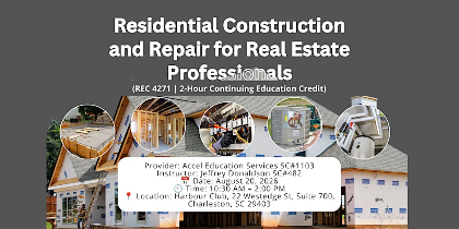 Residential Construction and Repairs for Real Estate Professionals