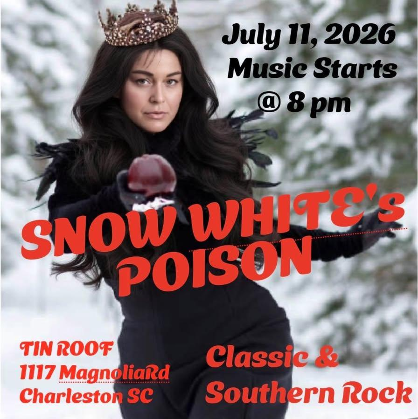 Snow White's Poison. Door @ 7. Show @ 8. $10 21+