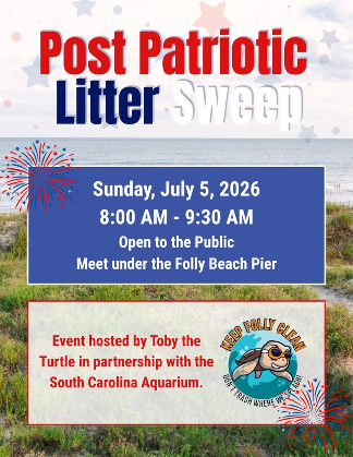 Post Patriotic Litter Sweep