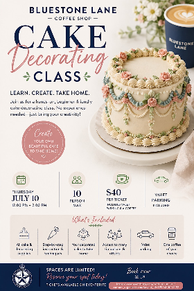 Mini Cake Decorating Class