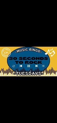 30 Seconds to Rock/ Music Bingo