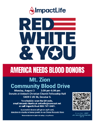 ImpactLife: Mt. Zion Community Blood Drive