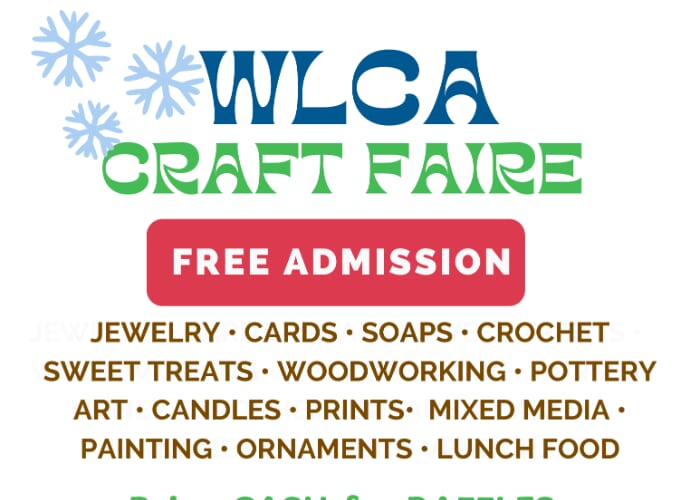 Craft Faire sponsored by West Laurel Civic Assn