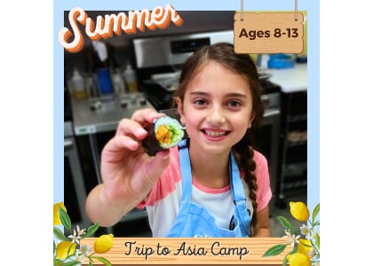 Trip to Asia Camp: July 21st - 24th (Tues.-Fri.) Ages 8-13