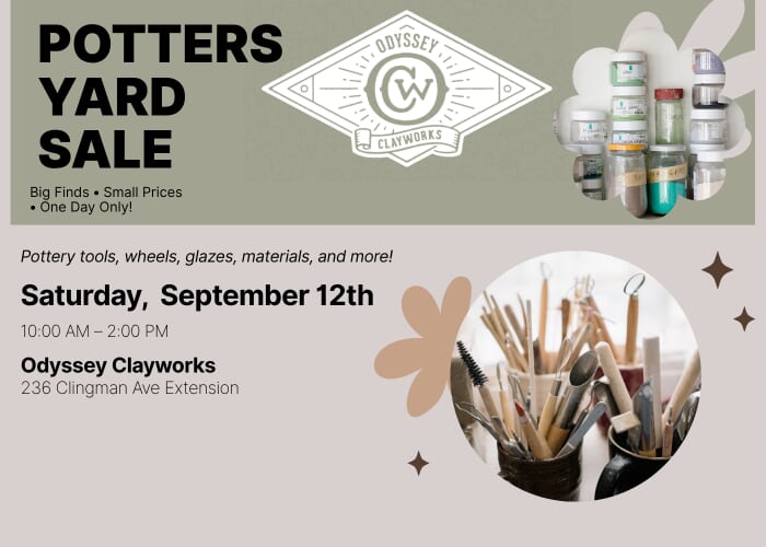Poster for Potters Yard Sale