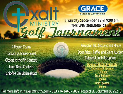 4th Annual Exalt Ministry Golf Tournament