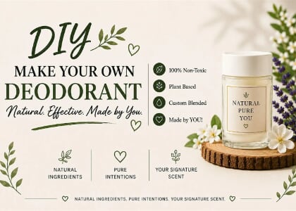 Make Your Own Deodorant - at Asheville Dispensary South Slope