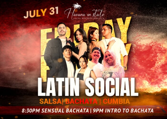Beginner Bachata Dance Class + Social Dancing!
