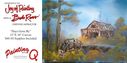 "Days Gone By" Bob Ross Workshop - White Bluff