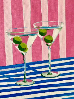 Wesley Chapel Paint and Sip Event - Martinis