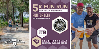 5k Fun Run at New Realm Brewing | 2026 SC Brewery Running Series