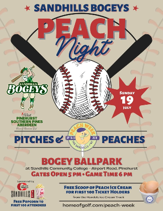 Pitches & Peaches with the Sandhills Bogeys