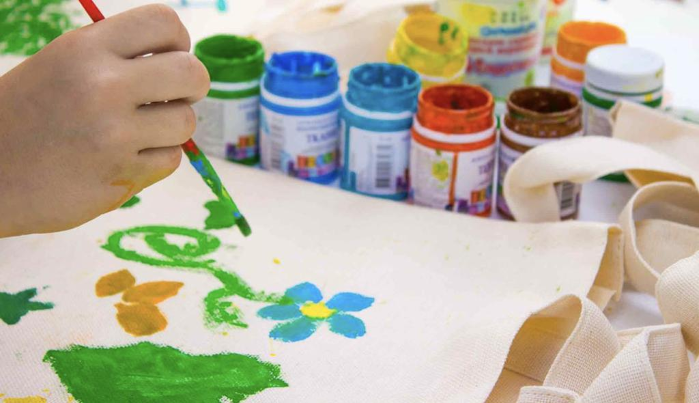 Little Artists" Series: Design Your Own Canvas Tote