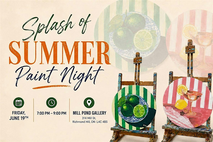 Splash of Summer Paint night