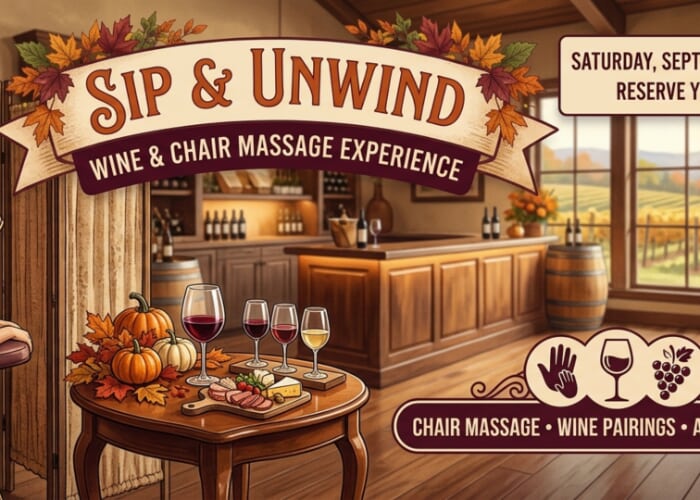 Sip & Unwind: Wine & Chair Massage Experience