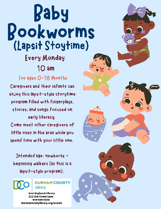 Baby Bookworms (Lapsit Storytime)