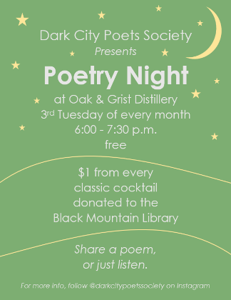 Summer Vacation for Dark City Poets Society - NO Poetry Night This Month
