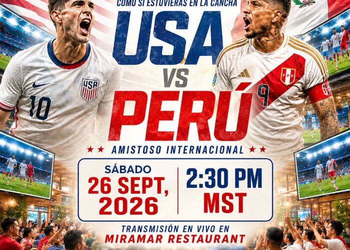 USA vs Peru - September 26, 2026 | Dubai UT