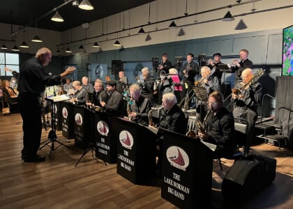 Bill Bucher, Jr. with the Lake Norman Big Band