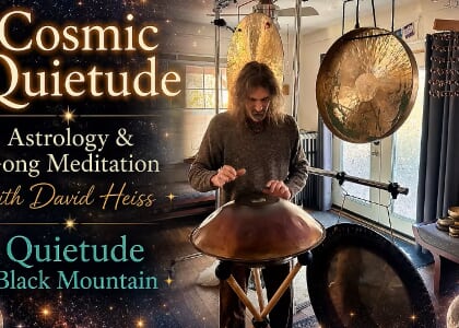 Cosmic Quietude: Astrology & Gong Meditation