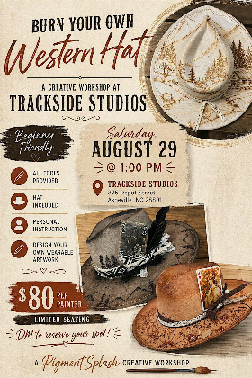 Woodburnt Hat Workshop