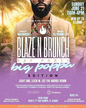Blaze N Brunch: Blazed IQ Where trivia meets Brunch Culture