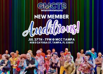 Auditions for The Gay Men's Chorus of Tampa Bay