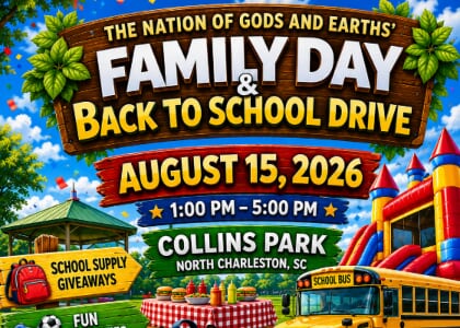 Nation of Gods and Earths Family Day and Back-to-School Drive