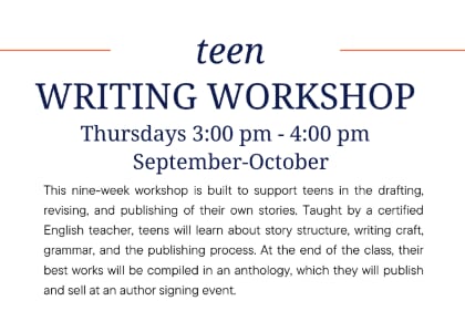 Teen Writing Workshop