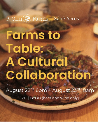Farms to Table: A Cultural Collaboration