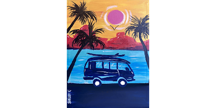 Summer Road Trip - Paint and Sip in Raleigh | Classpop!™