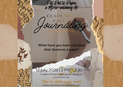Claim the Page: Art Journaling Workshop